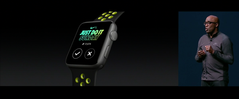 Nike’s Trevor Edwards talks about the Nike+ Apple Watch. (Screenshot: Apple)